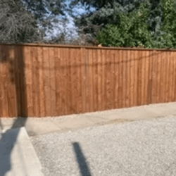 Pressure Treated Wood Fence
