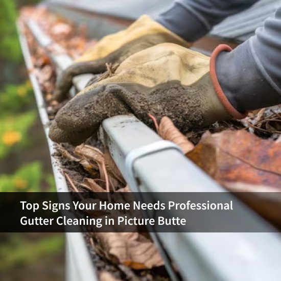 Top Signs Your Home Needs Professional Gutter Cleaning in Picture Butte