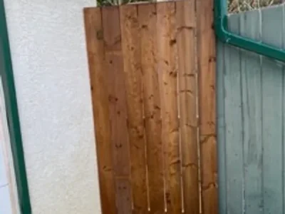 wood fence